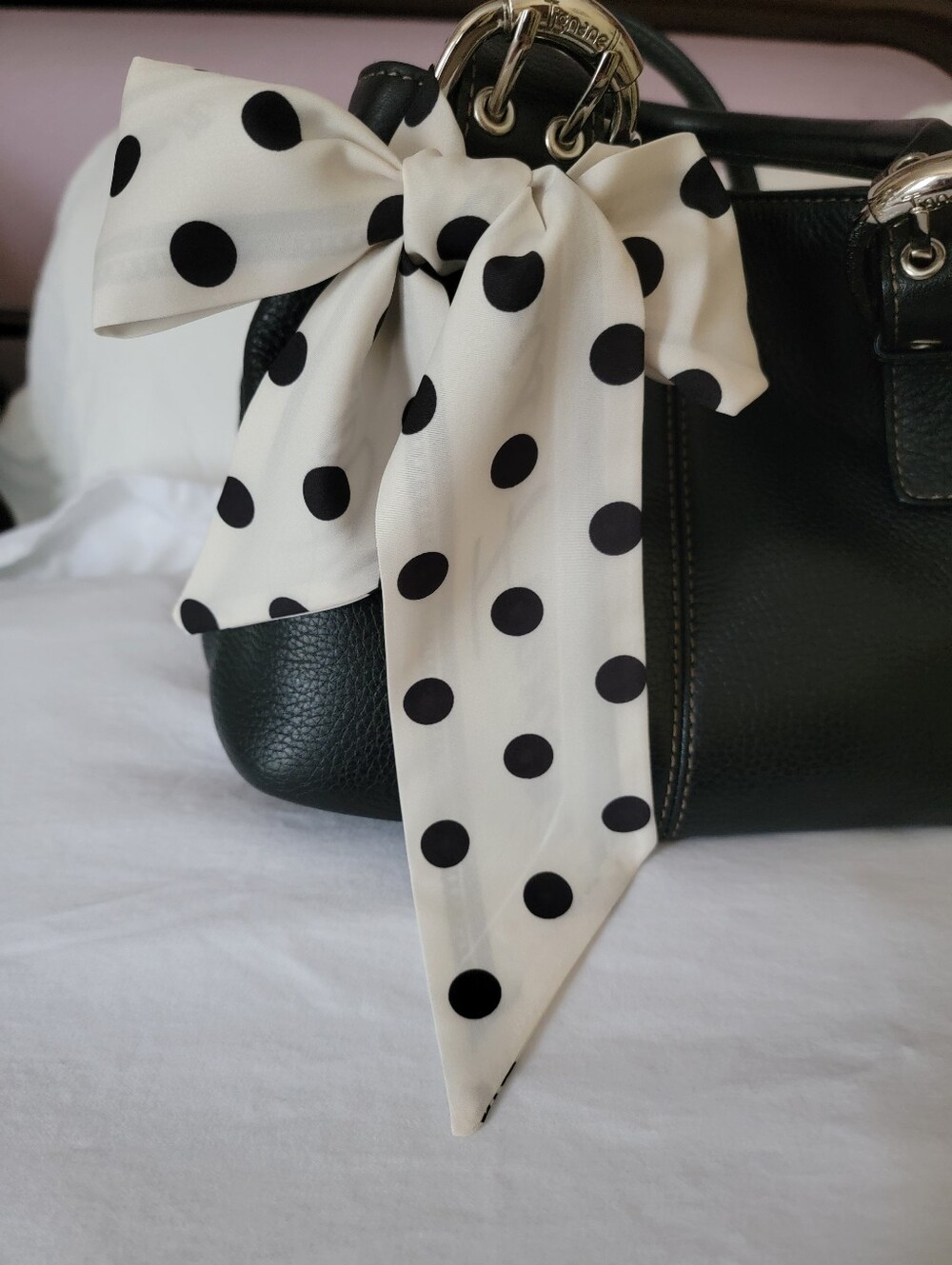 Polka Dot Scarf or Twilly
